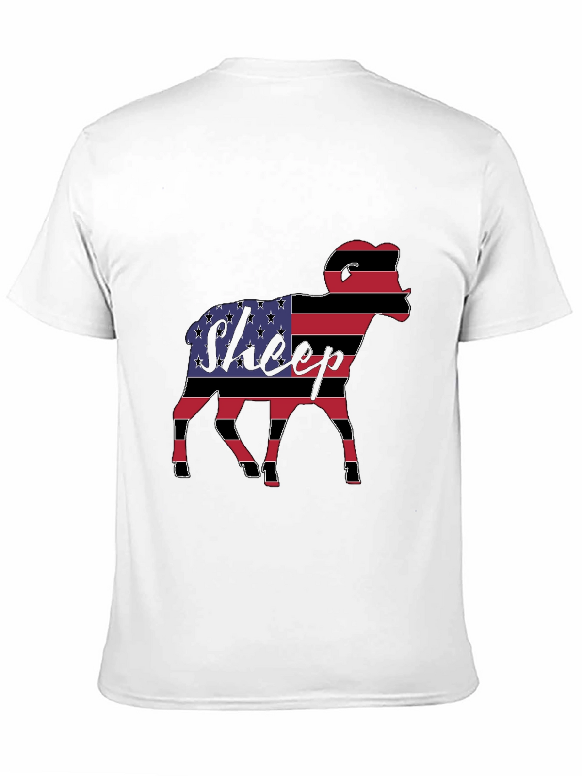 American Flag Sheep Graphic Tee