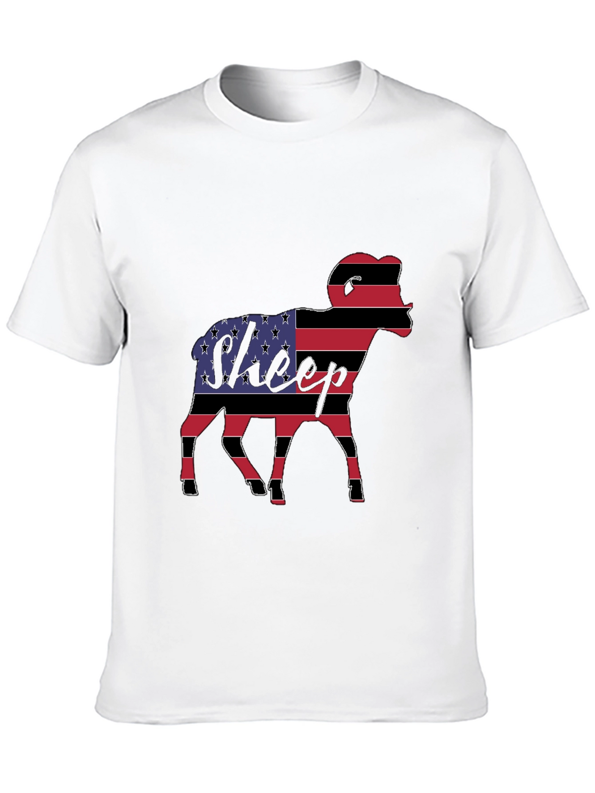 American Flag Sheep Graphic Tee