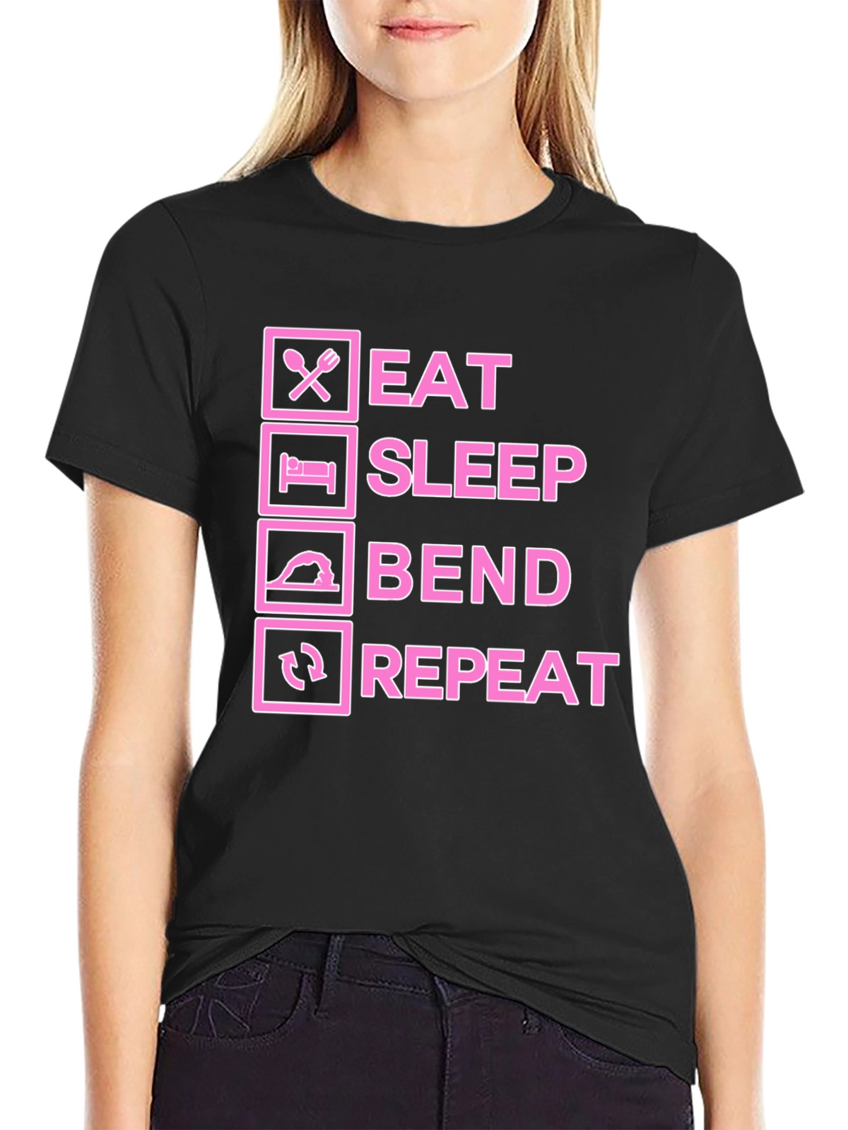 Eat Sleep Bend Repeat T-Shirt - Funny Welding Tee