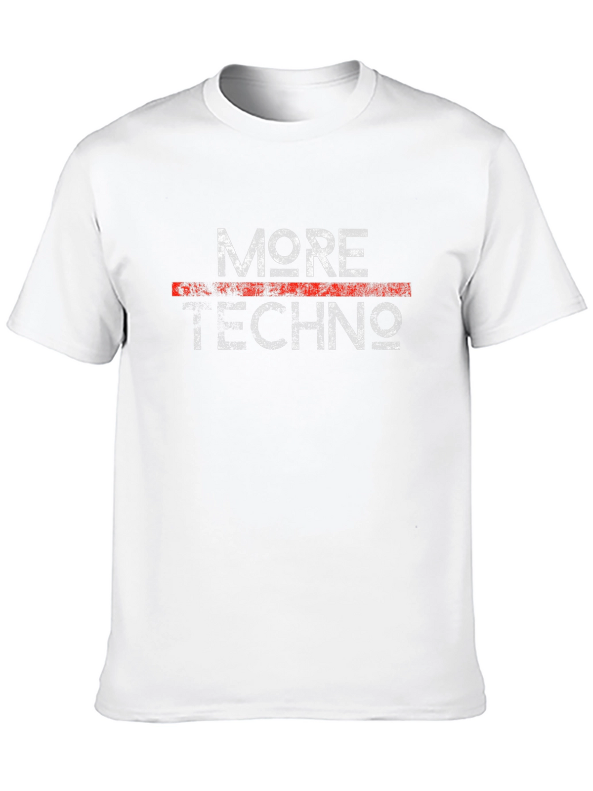 More Techno Black Graphic Tee