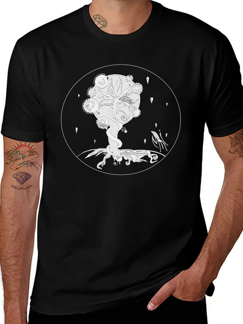 Tree of Life Black Graphic Tee
