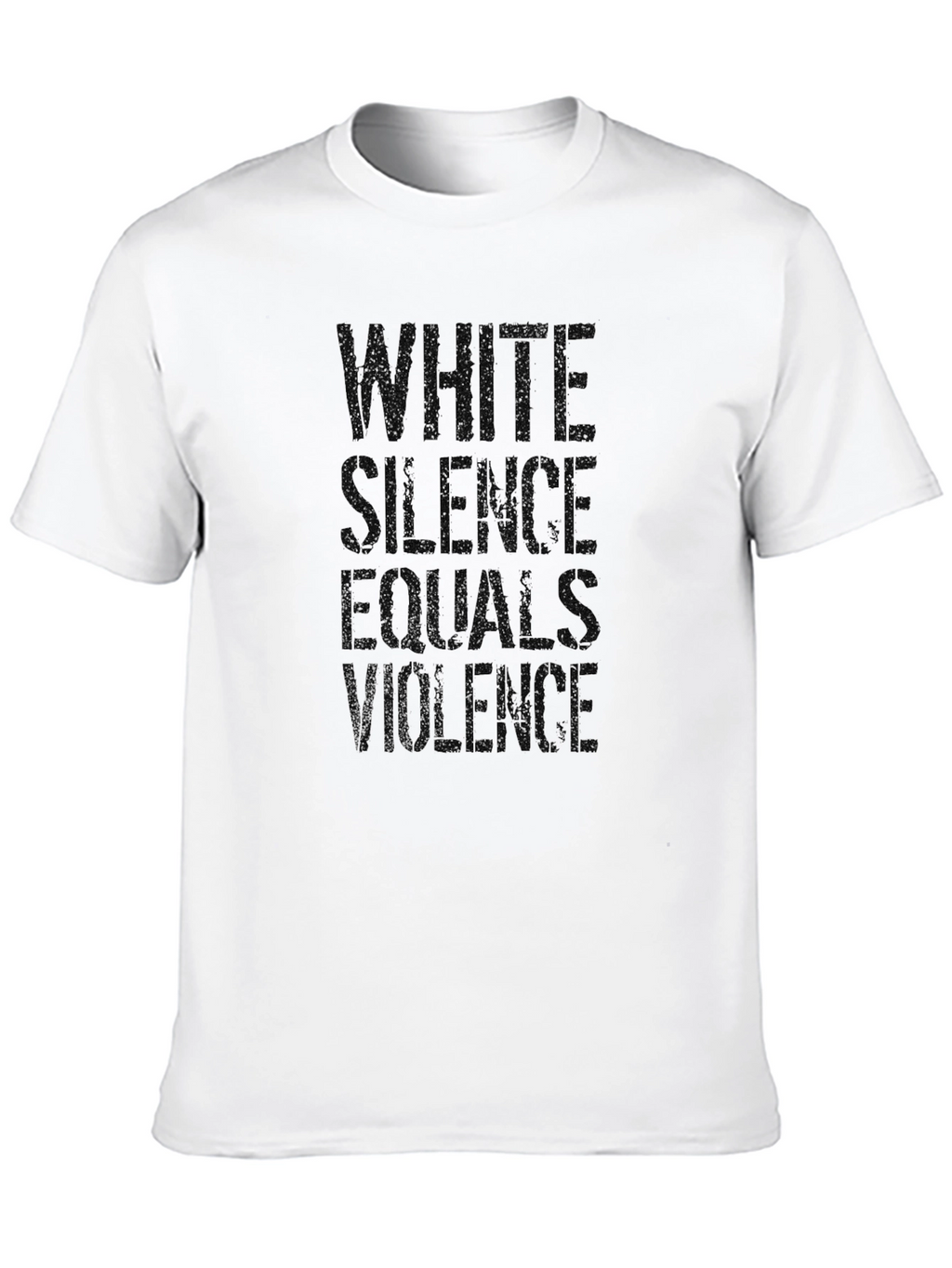White Silence Equals Violence Graphic Tee