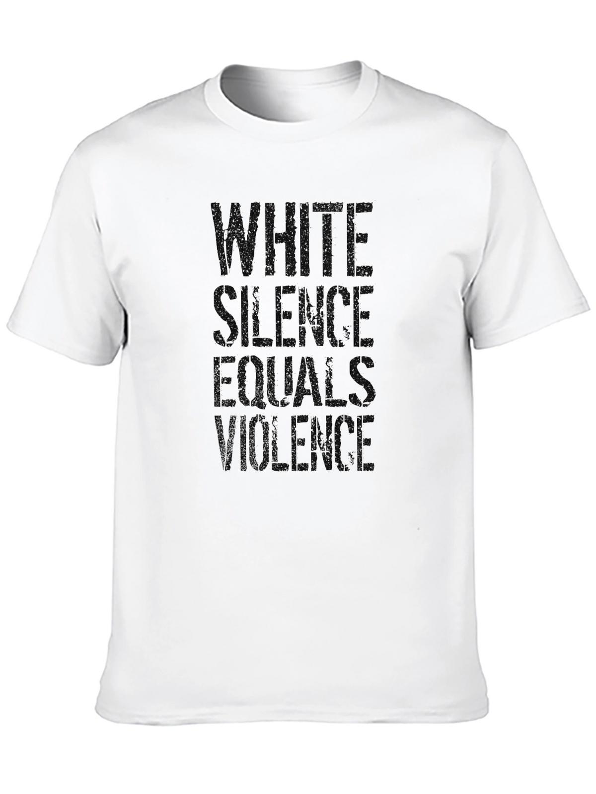 White Silence Equals Violence Graphic Tee