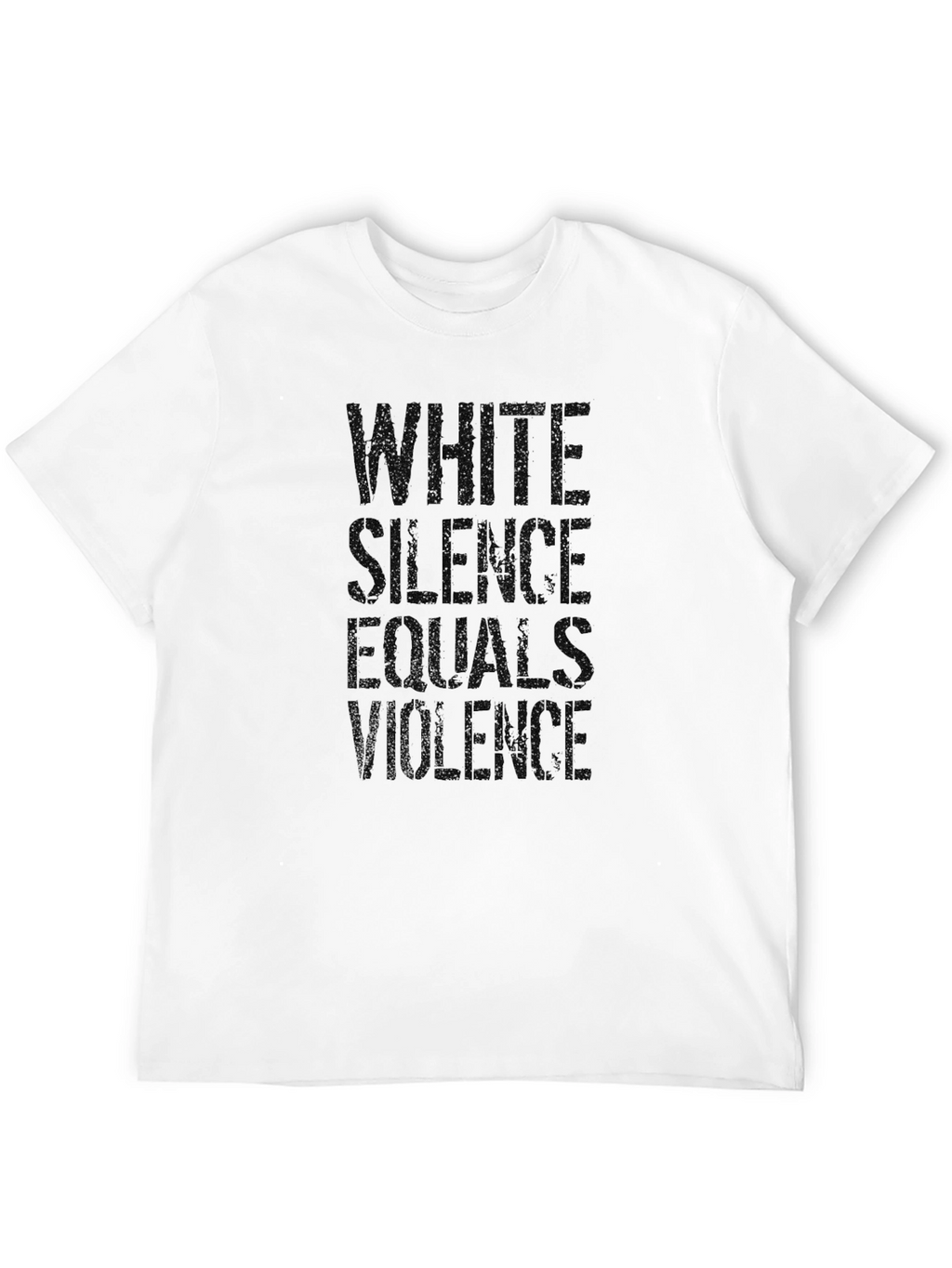 White Silence Equals Violence Graphic Tee
