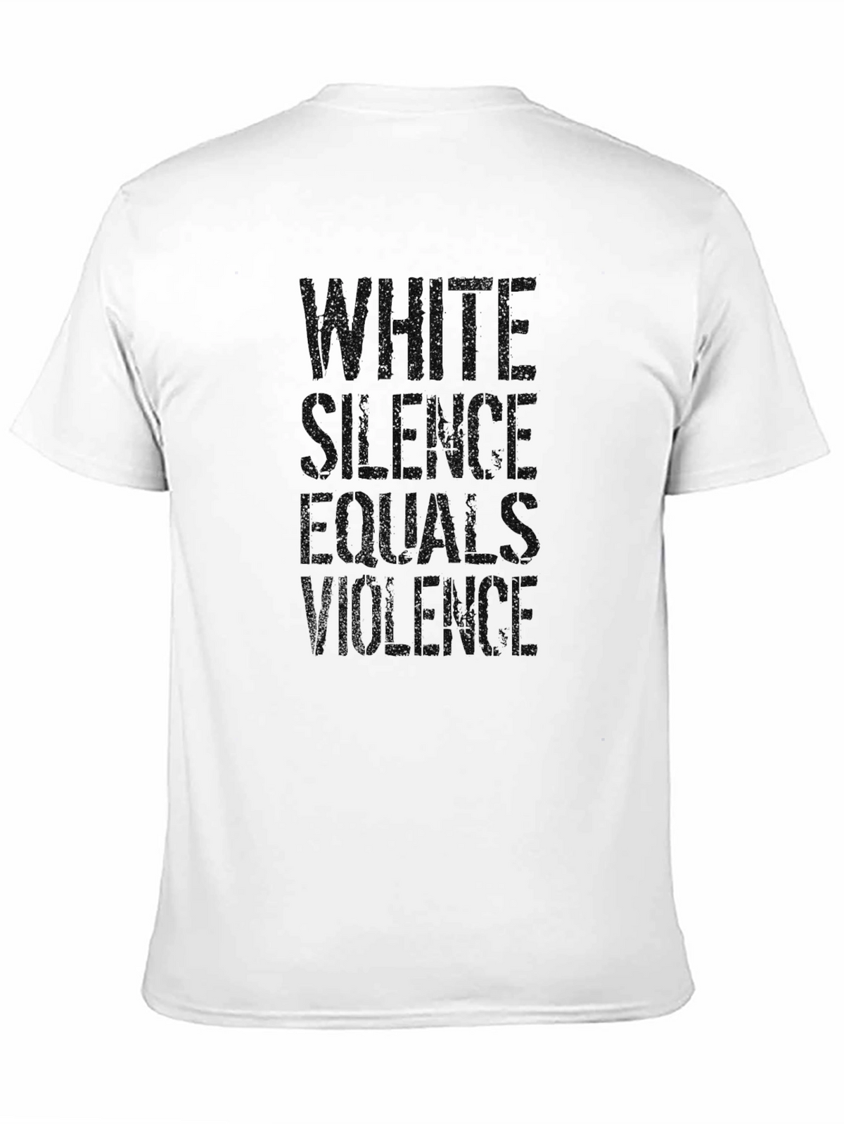 White Silence Equals Violence Graphic Tee