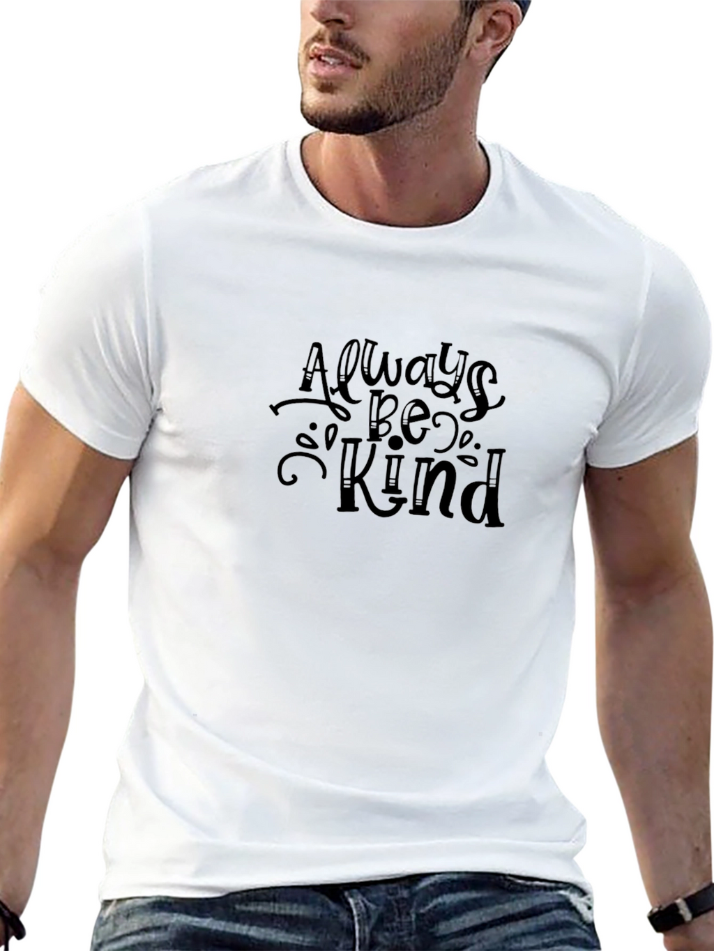 Always Be Kind Black Graphic Tee