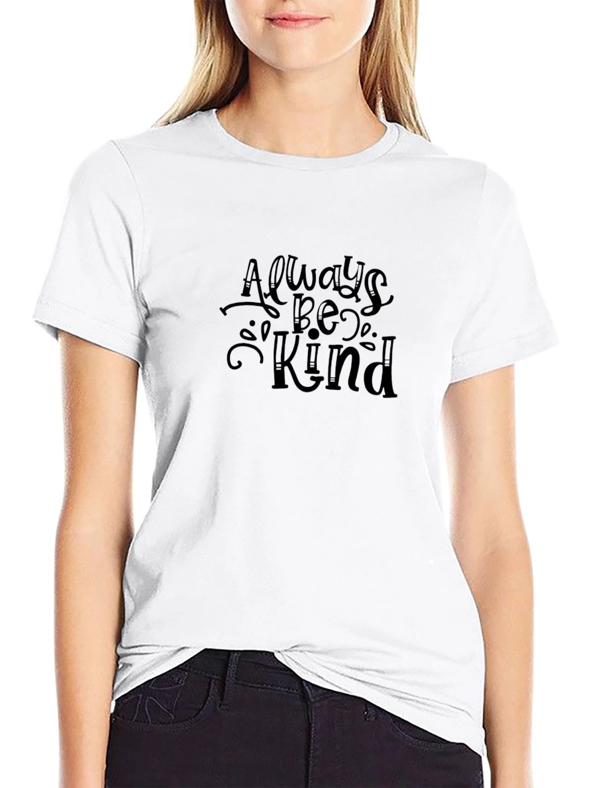 Always Be Kind Black Graphic Tee