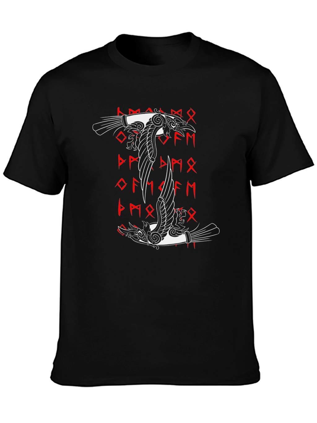 Viking Raven T-Shirt Norse Mythology Odin Ravens