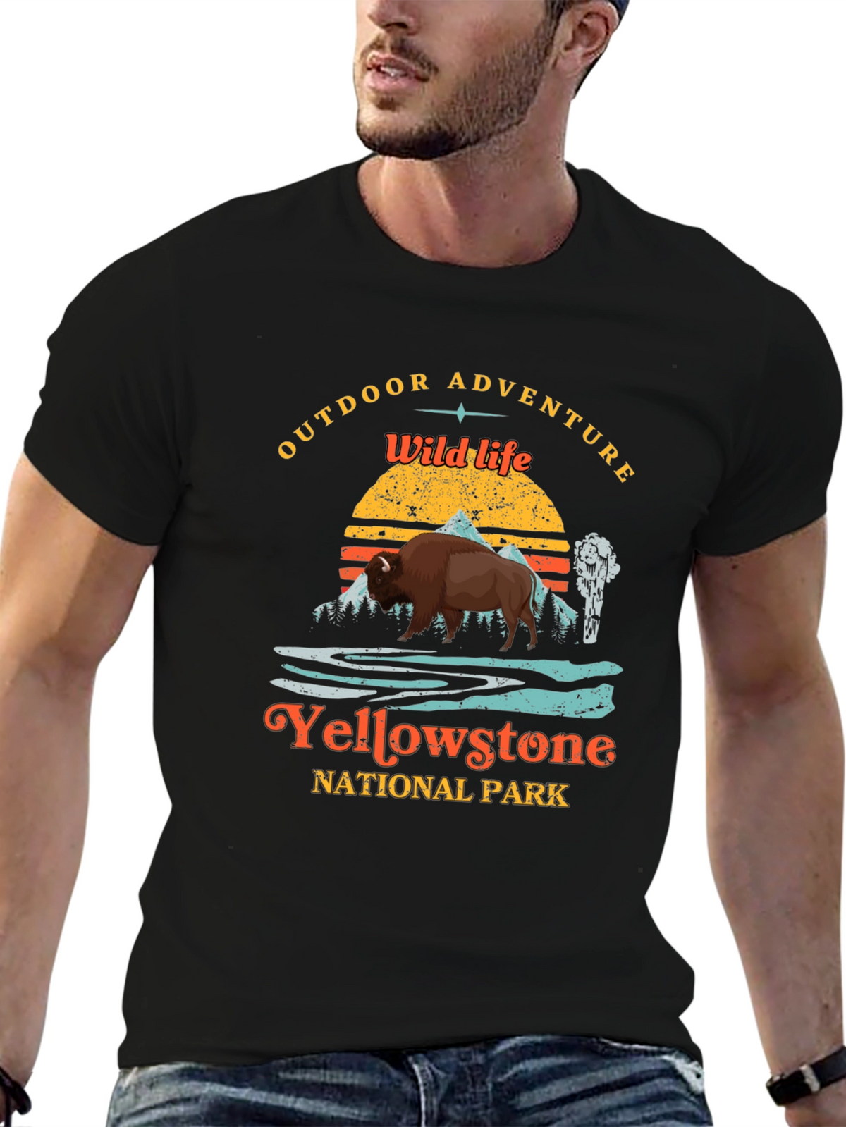 Yellowstone National Park Outdoor Adventure T-Shirt