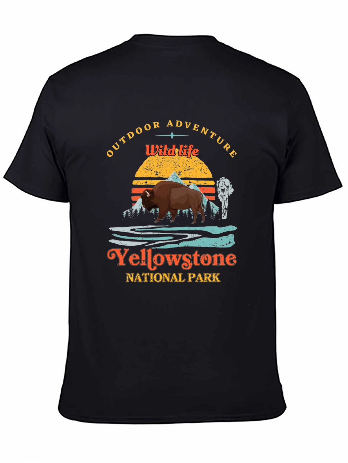 Yellowstone National Park Outdoor Adventure T-Shirt