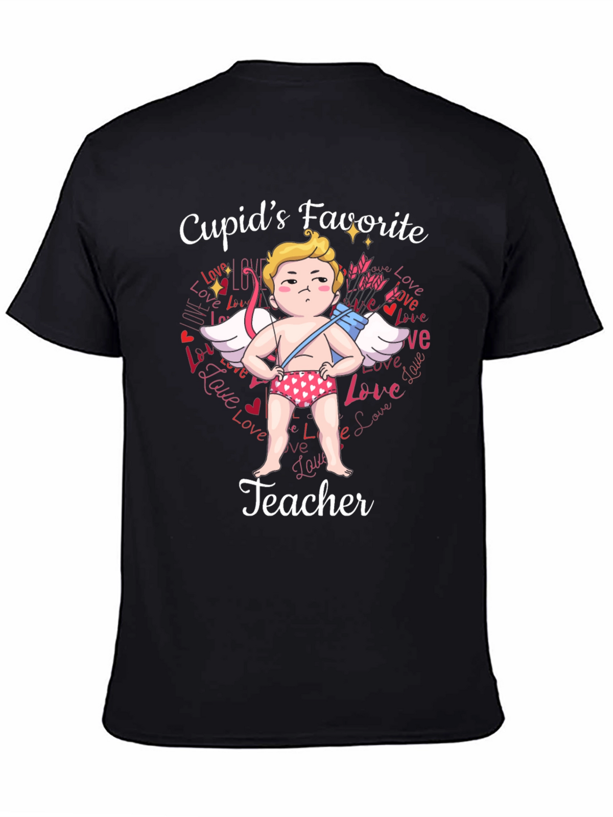 Cupids Favorite Teacher T-Shirt - Valentines Day