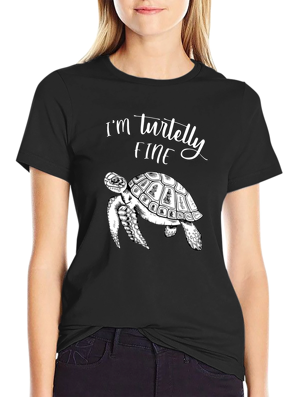 Im Turtelly Fine T-Shirt Funny Turtle Tee