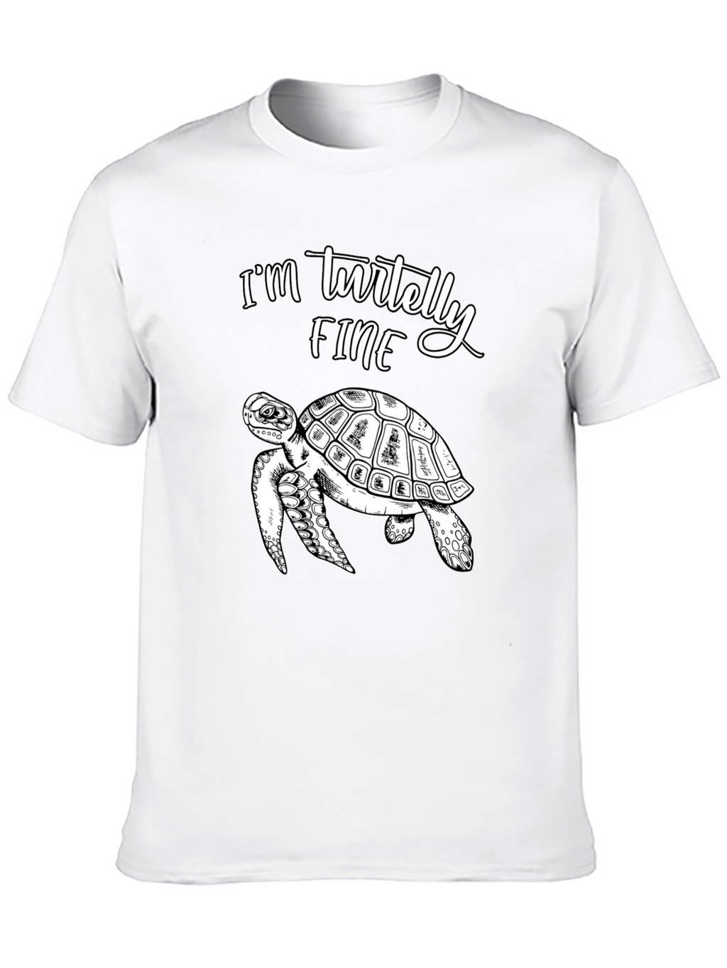 Im Turtelly Fine T-Shirt Funny Turtle Tee