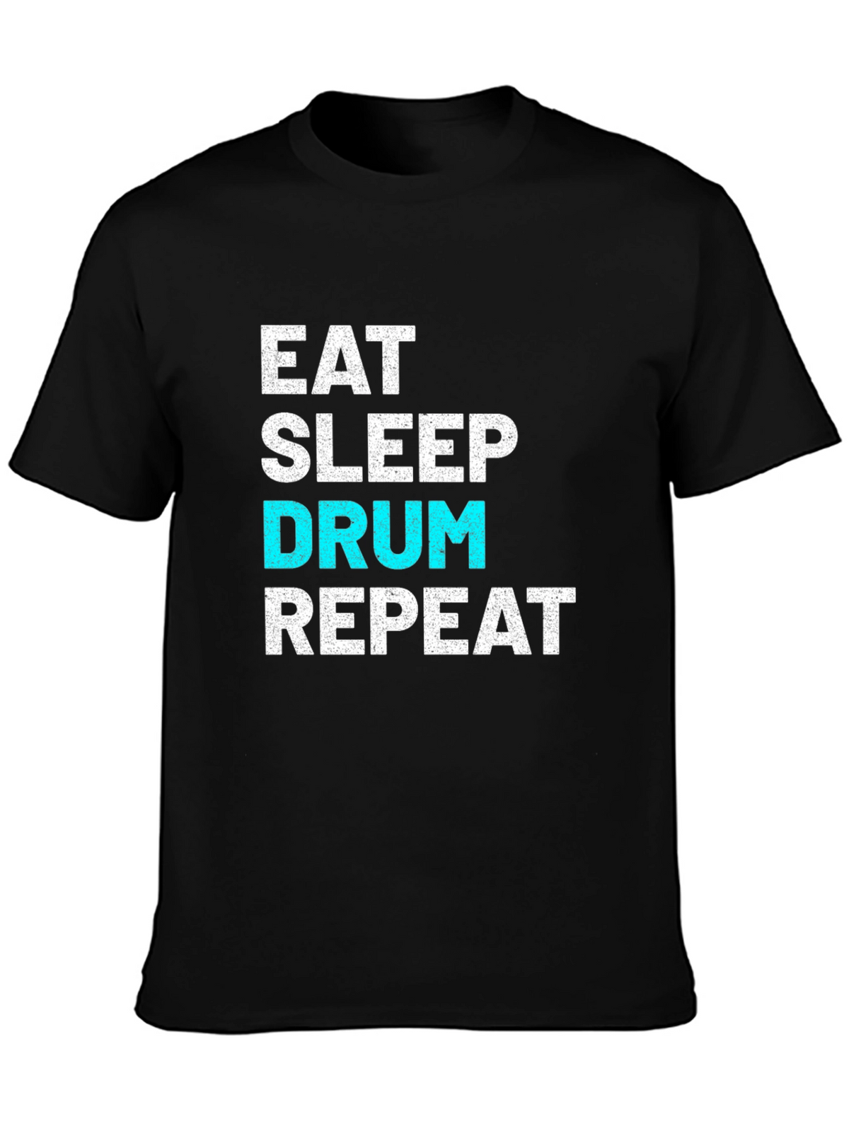 Eat Sleep Drum Repeat Graphic T-Shirt