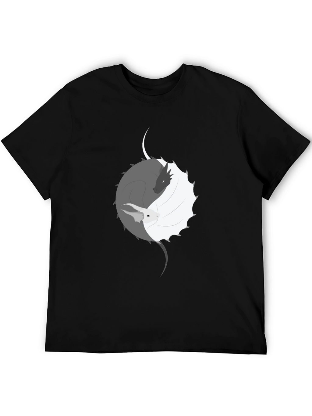 Yin Yang Dragon & Rabbit Graphic Tee