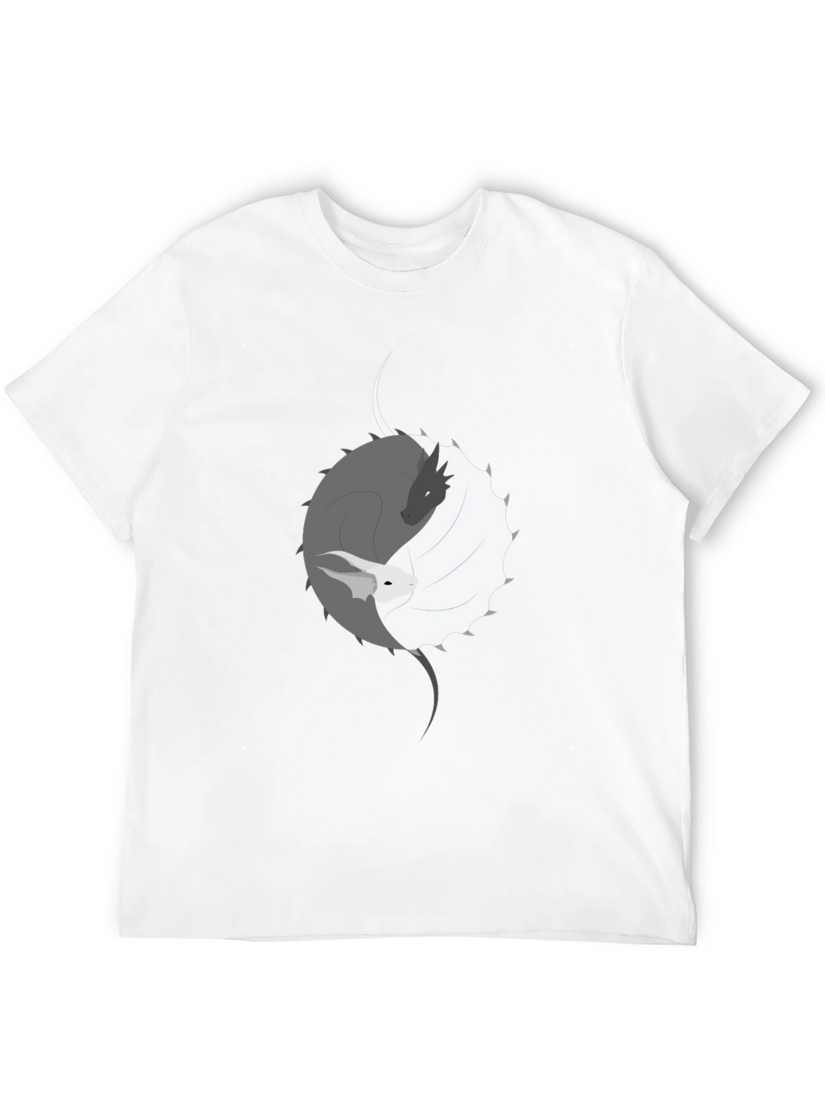 Yin Yang Dragon & Rabbit Graphic Tee