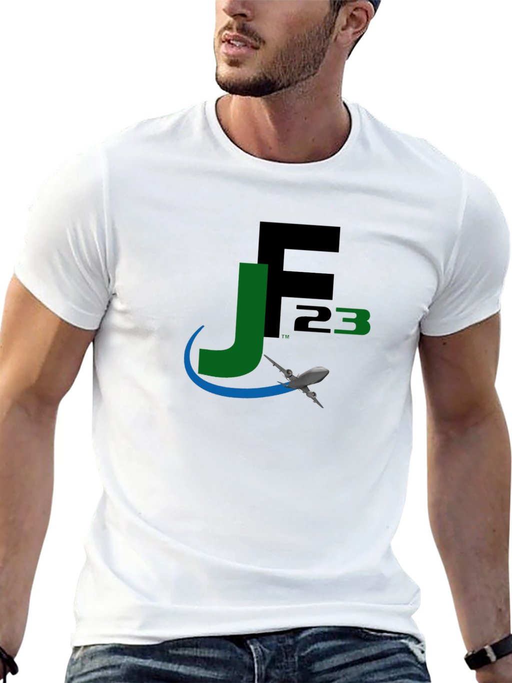 JF23 Jetsetter Black T-Shirt | Modern Aviation Apparel