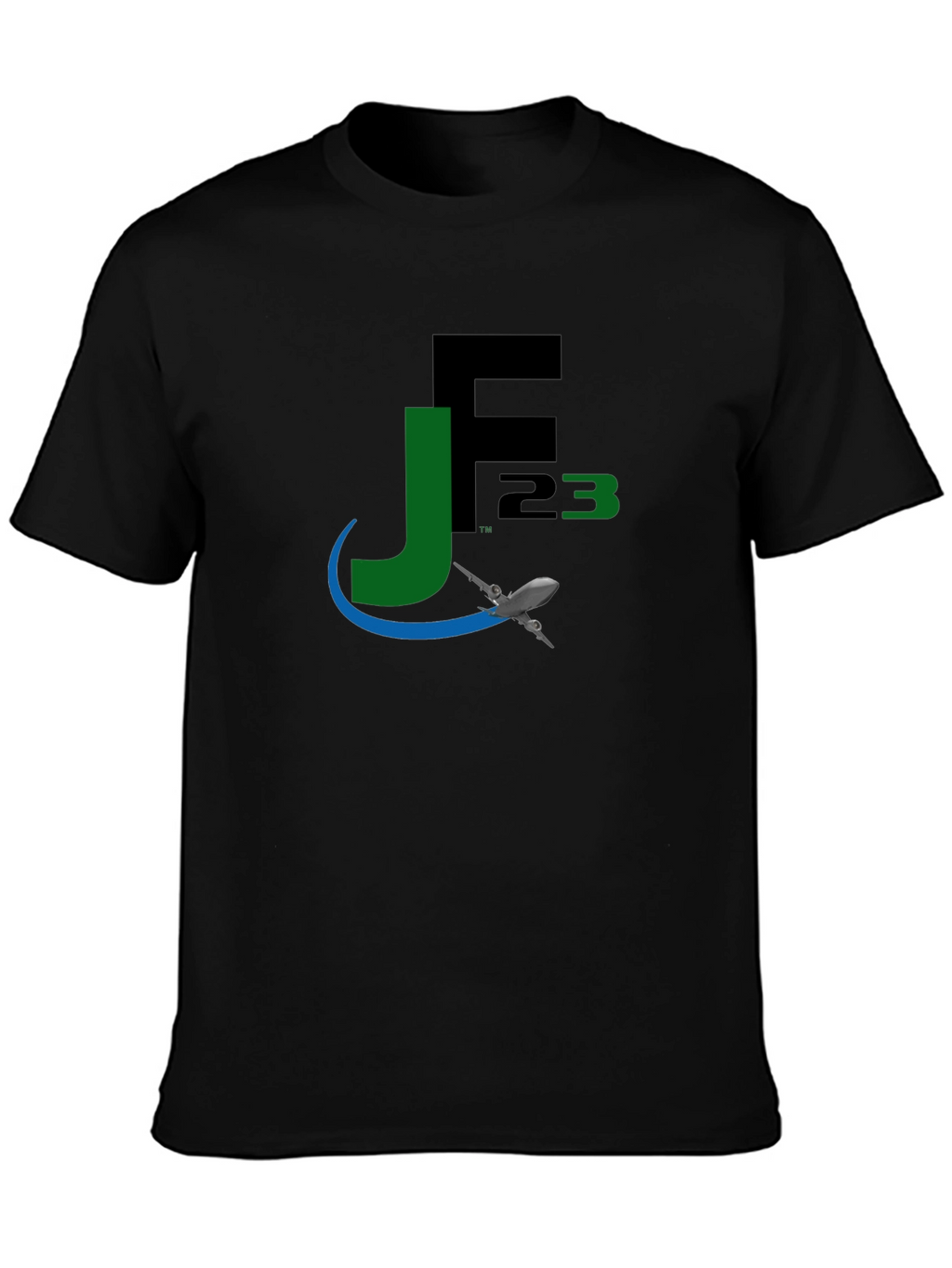 JF23 Jetsetter Black T-Shirt | Modern Aviation Apparel