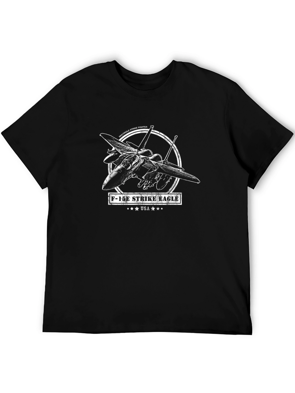 F-15E Strike Eagle Graphic T-Shirt - Military Jet Tee
