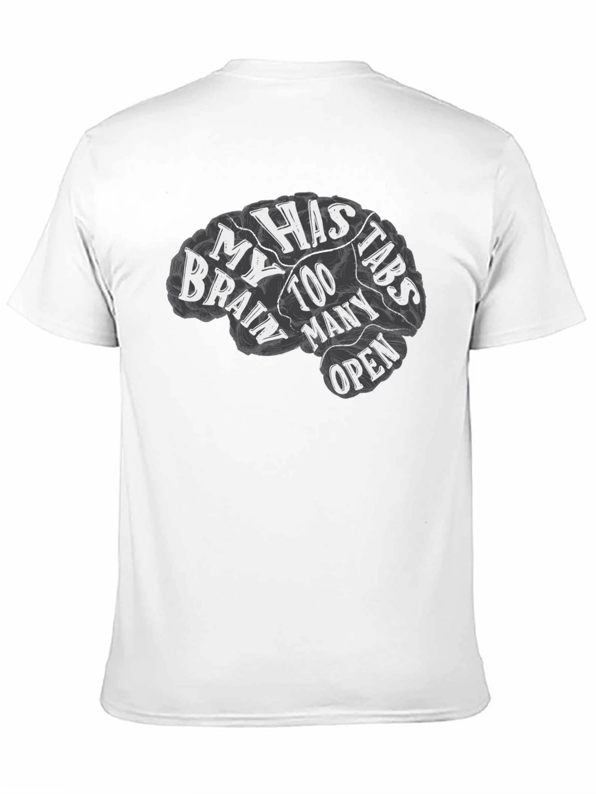 Brain Too Many Tabs Open Graphic Tee