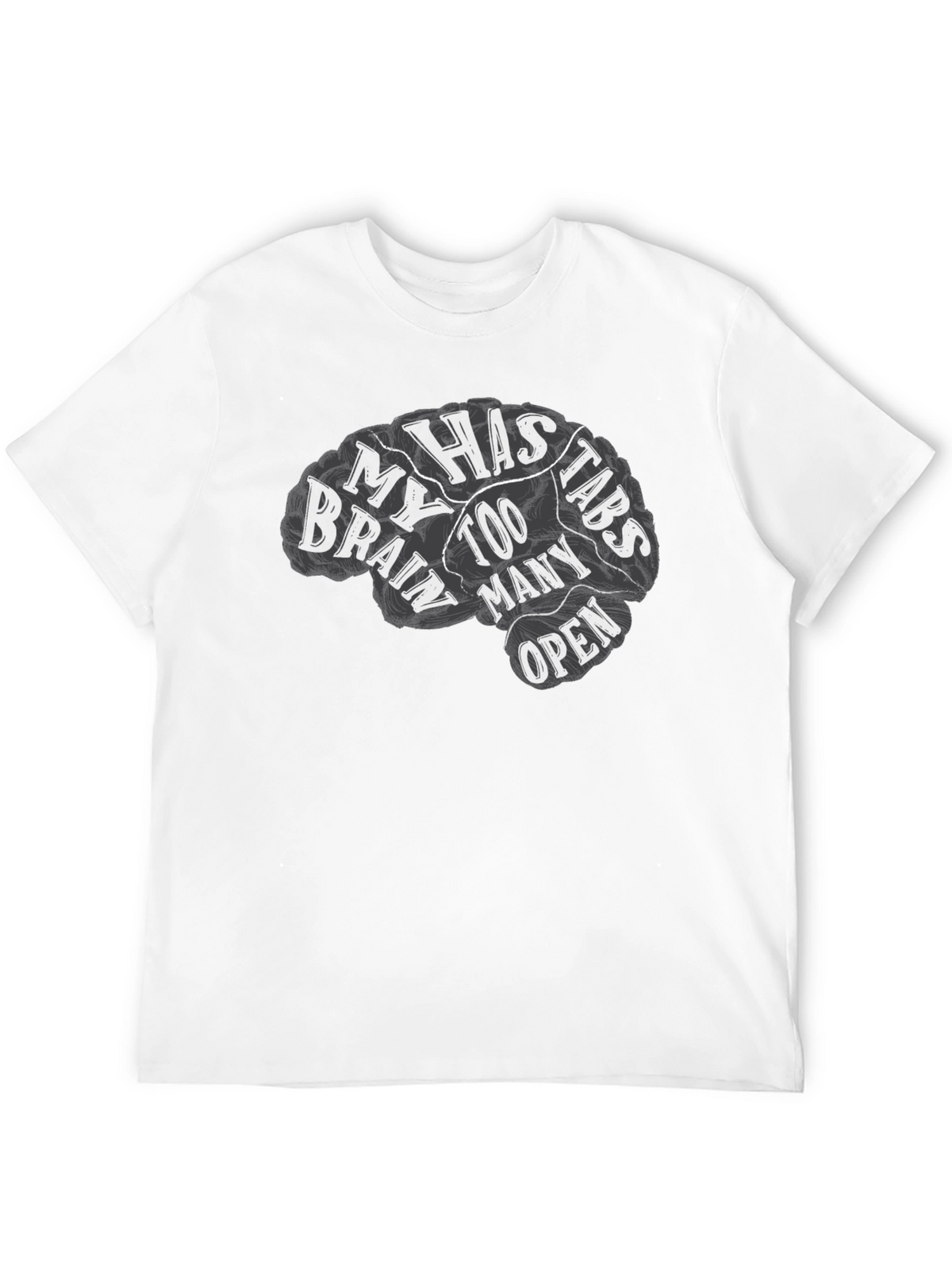 Brain Too Many Tabs Open Graphic Tee