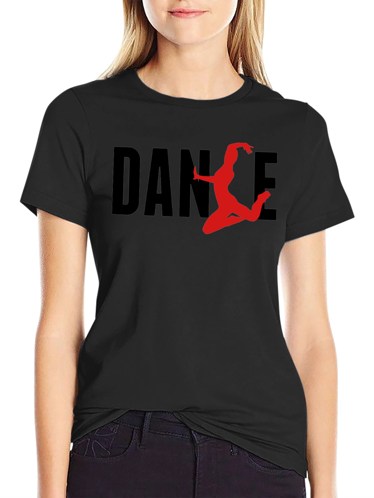 Dance Graphic Tee - Black