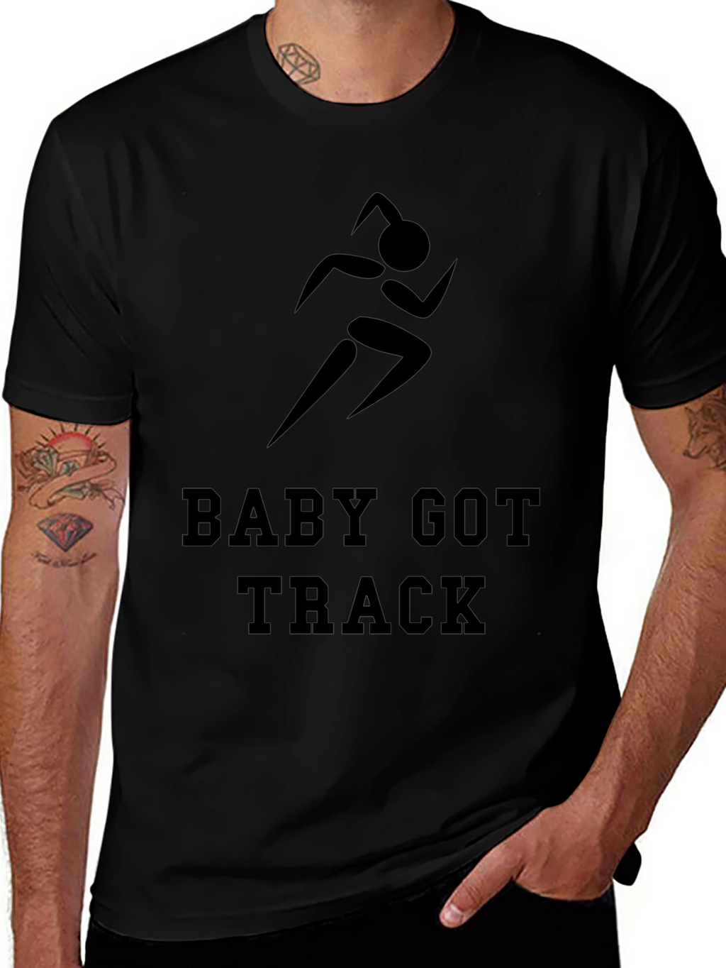 Baby Got Track T-Shirt - Funny Running Tee