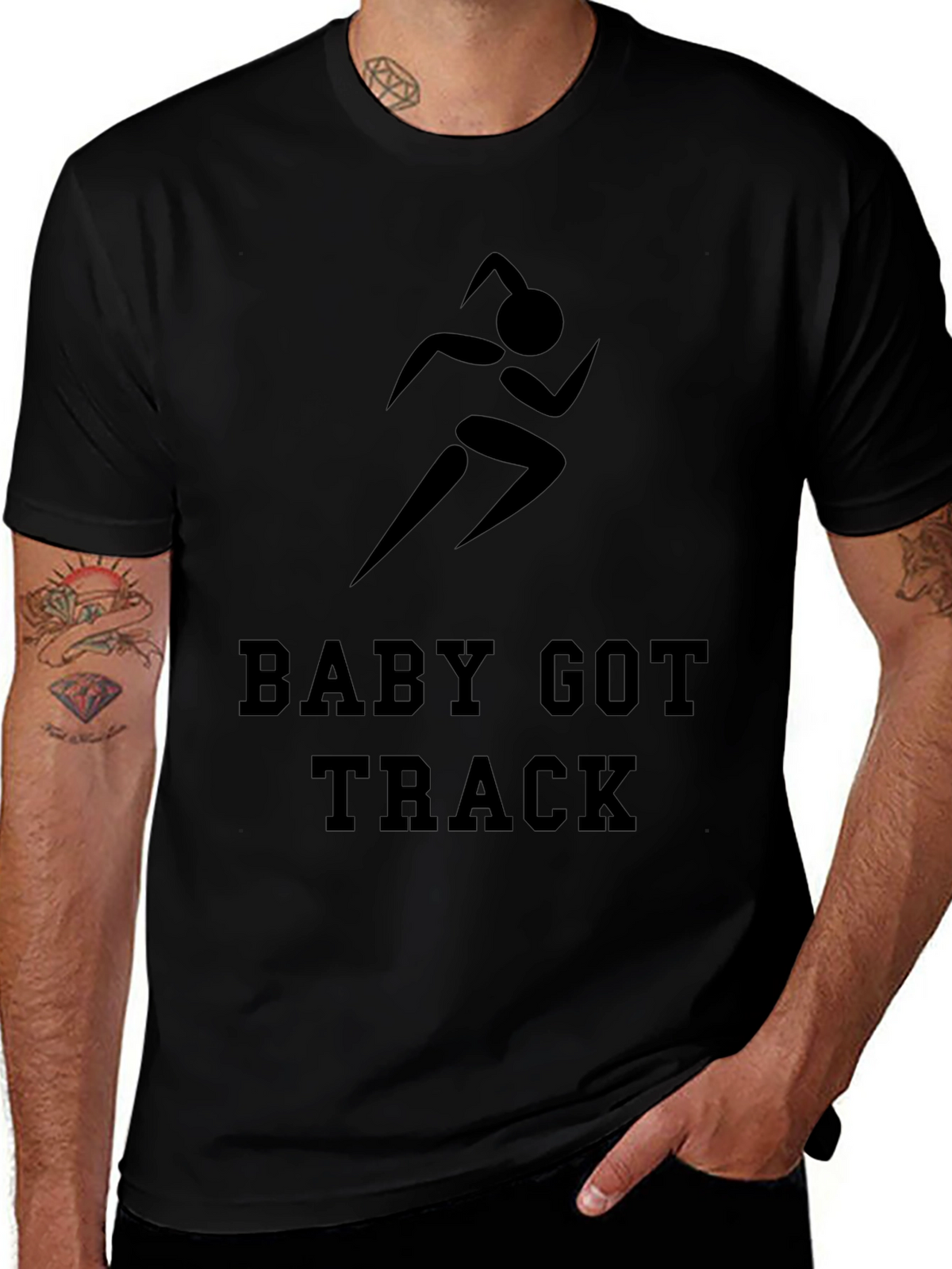 Baby Got Track T-Shirt - Funny Running Tee