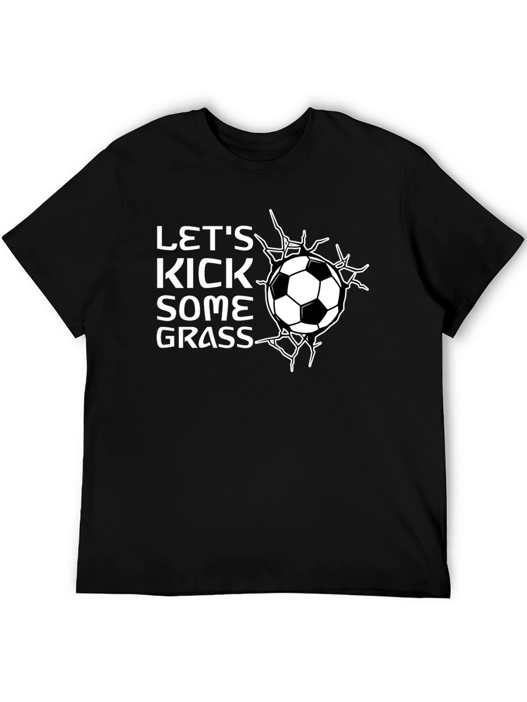 Lets Kick Some Grass Soccer T-Shirt