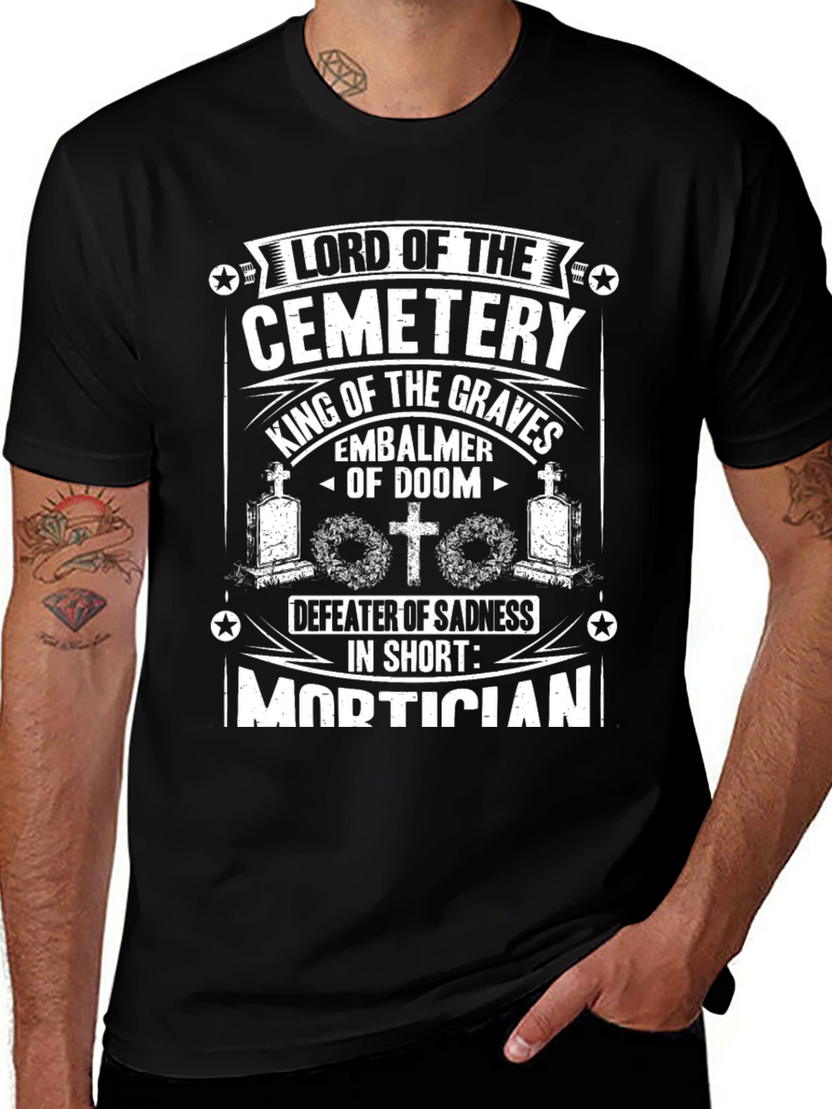Lord of the Cemetery Mortician T-Shirt