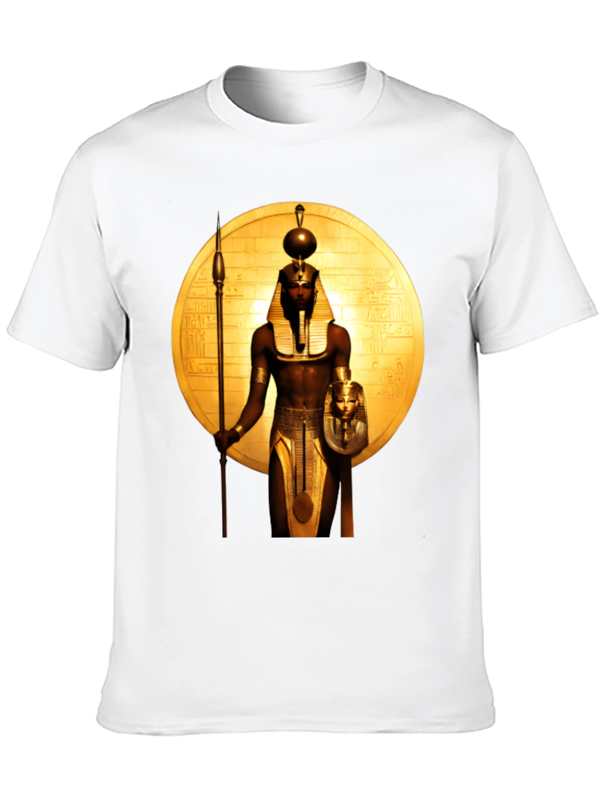 Egyptian Pharaoh Graphic Tee - Premium Black T-Shirt