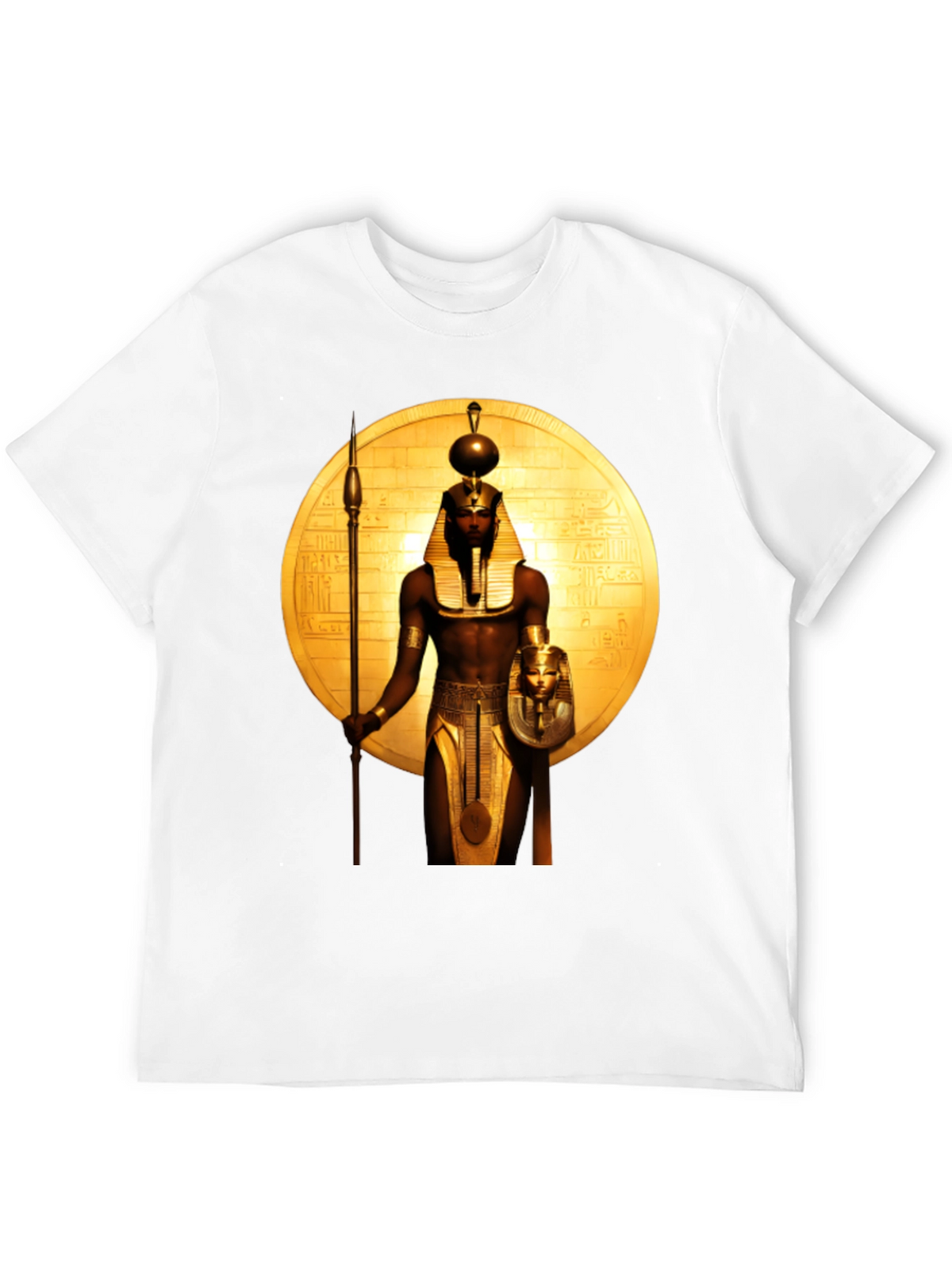 Egyptian Pharaoh Graphic Tee - Premium Black T-Shirt