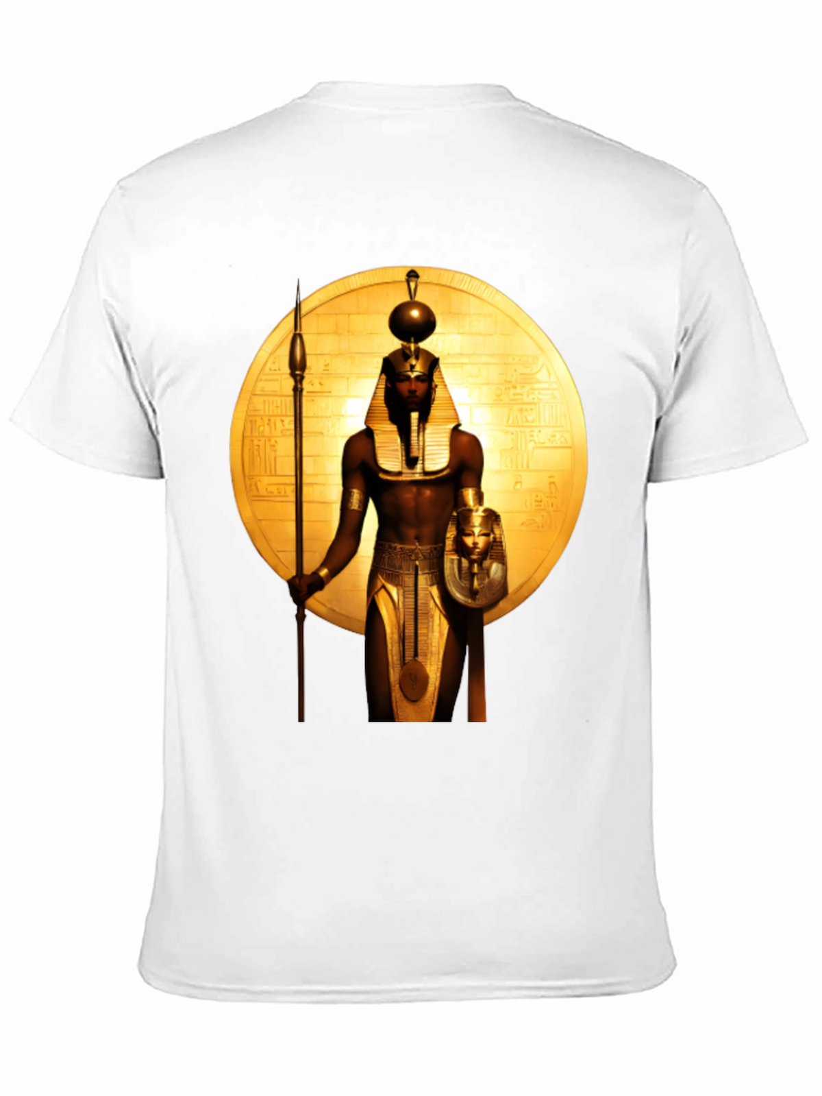 Egyptian Pharaoh Graphic Tee - Premium Black T-Shirt