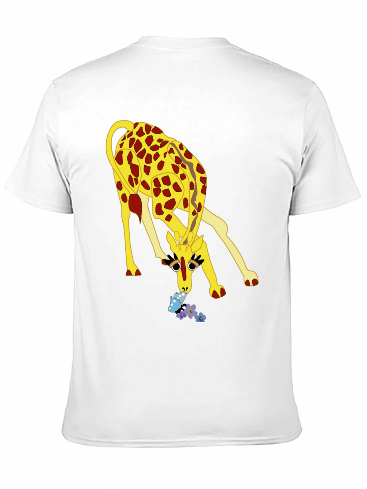 Giraffe Graphic Tee - Quirky Animal Print