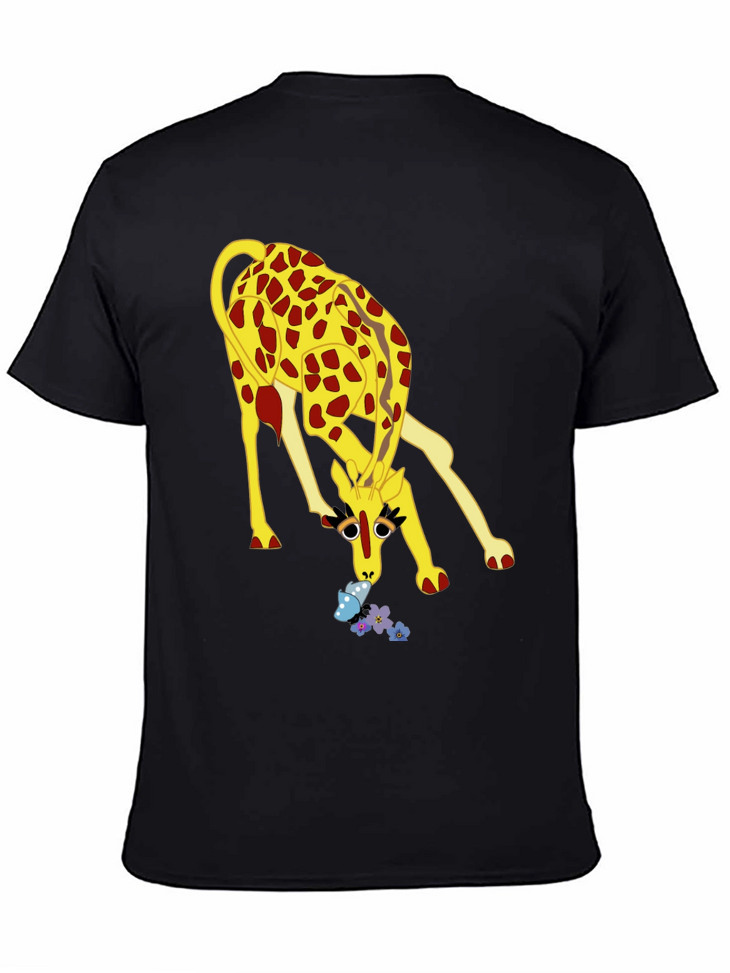 Giraffe Graphic Tee - Quirky Animal Print