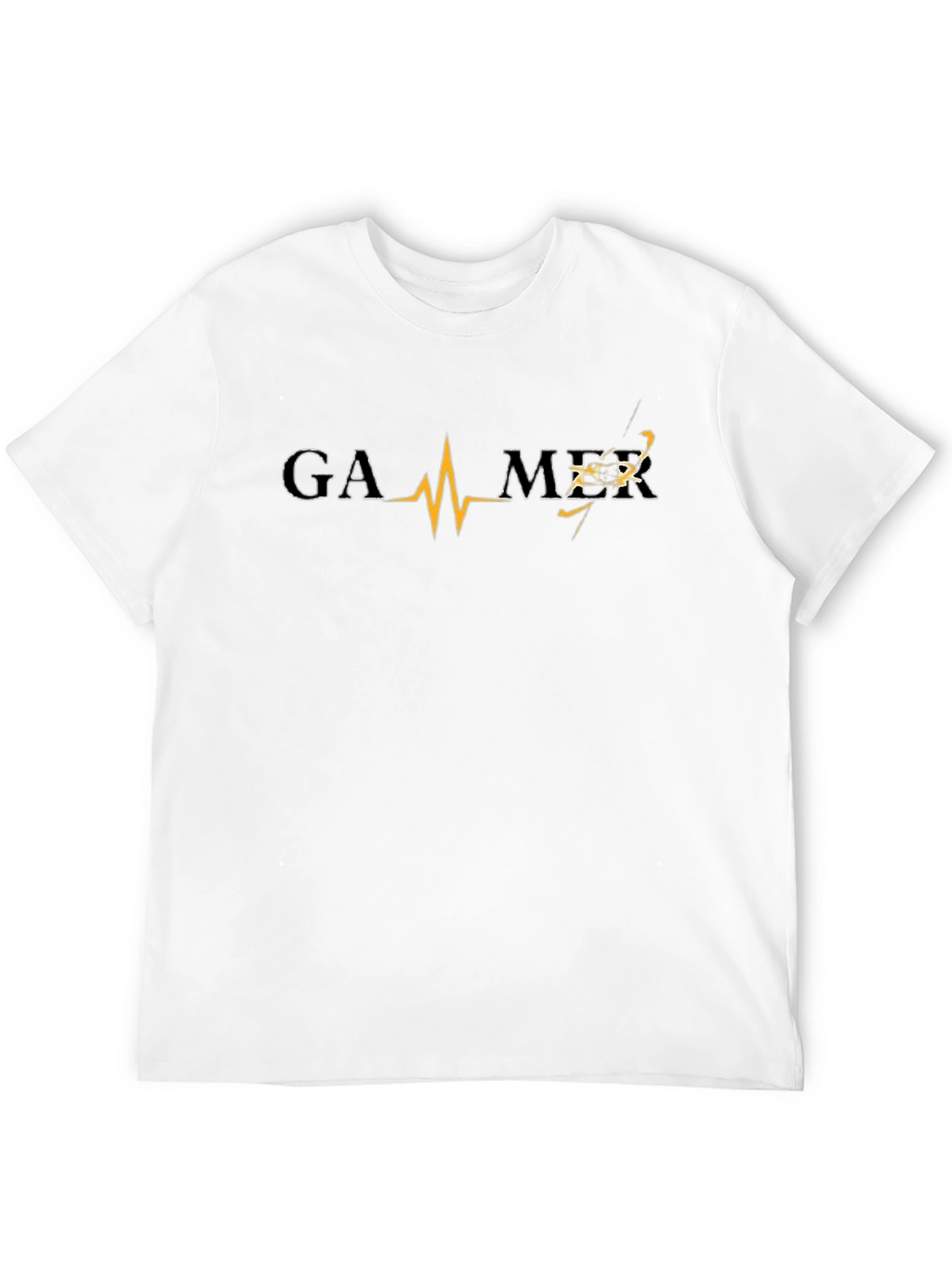 Gamer Heartbeat T-Shirt - Black Gaming Tee