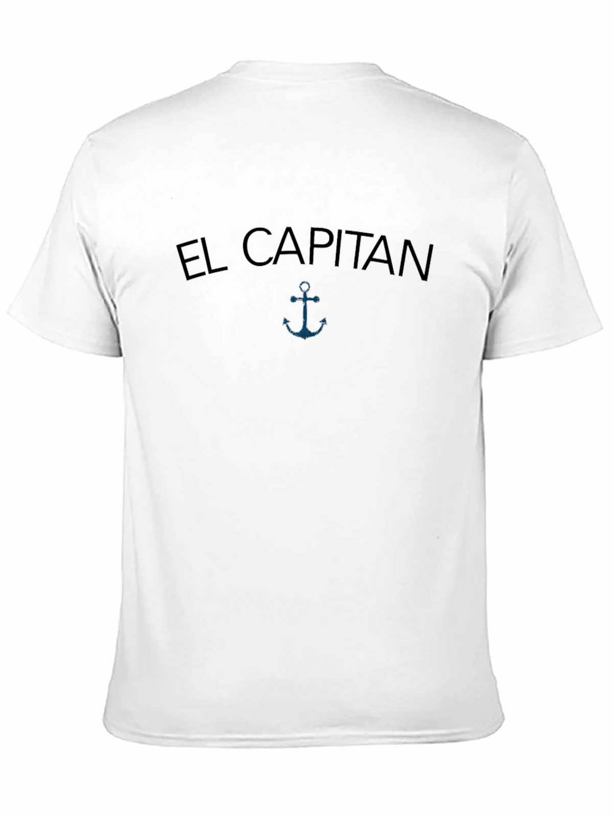 El Capitan Anchor Graphic Mens Black T-Shirt