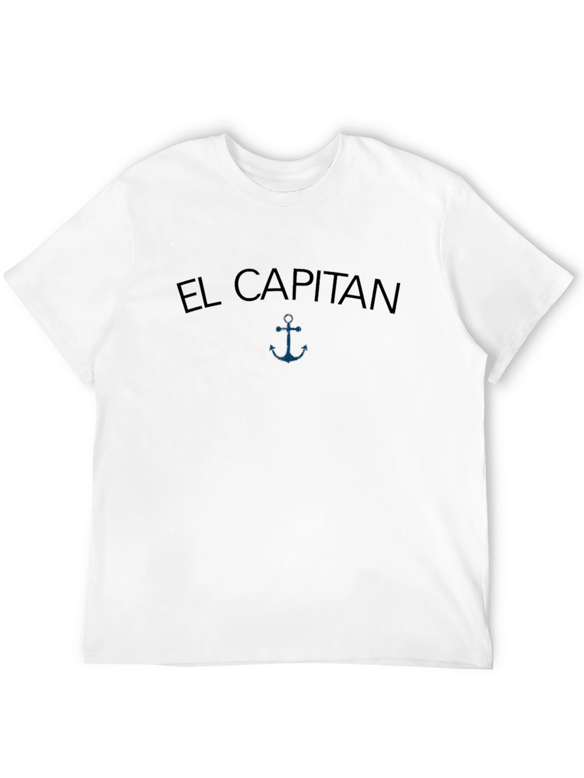 El Capitan Anchor Graphic Mens Black T-Shirt