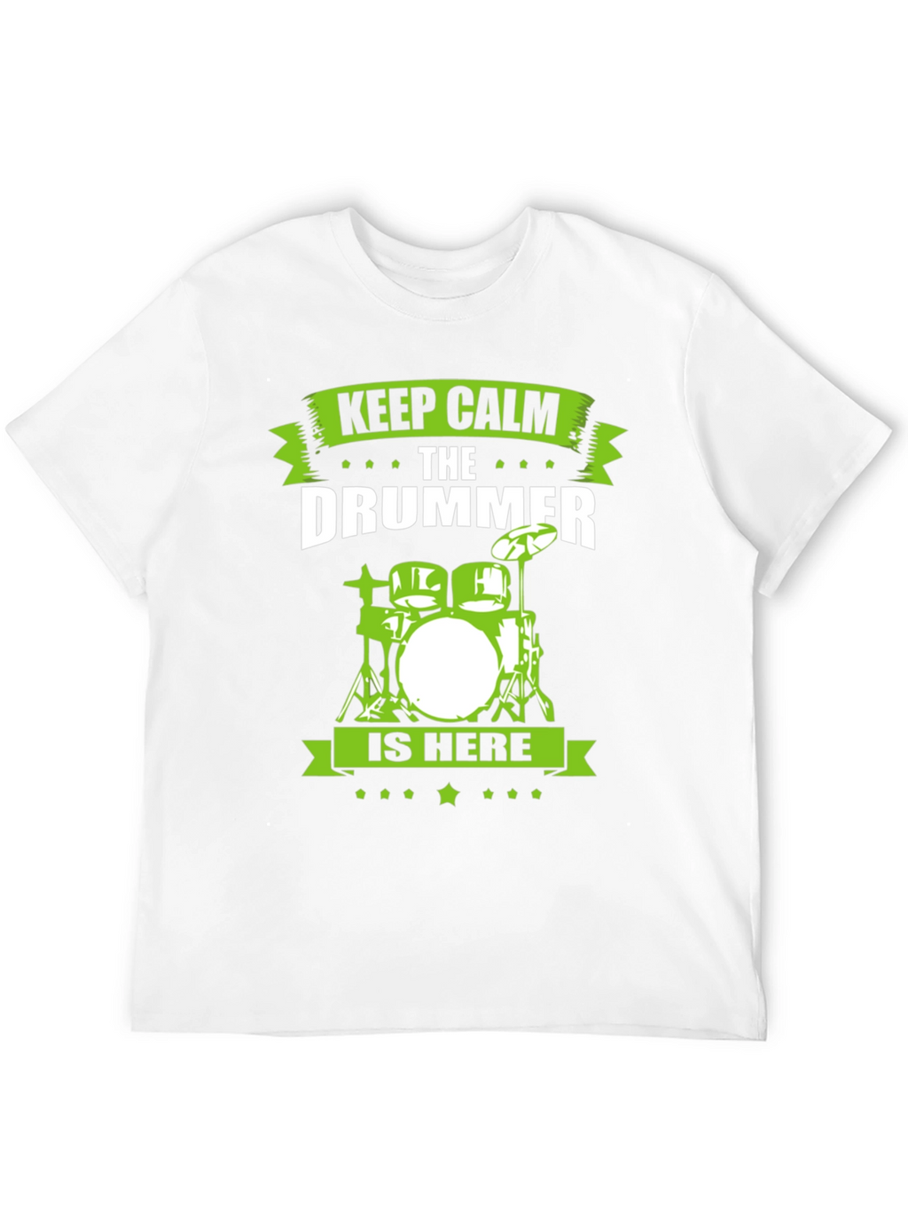 Keep Calm Drummer T-Shirt - Black