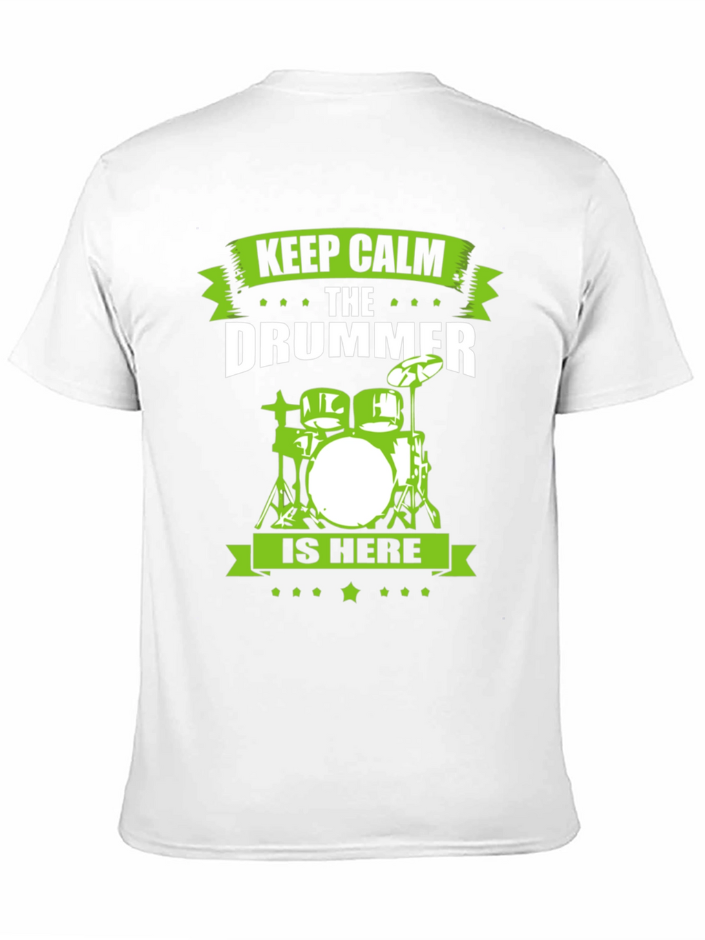 Keep Calm Drummer T-Shirt - Black