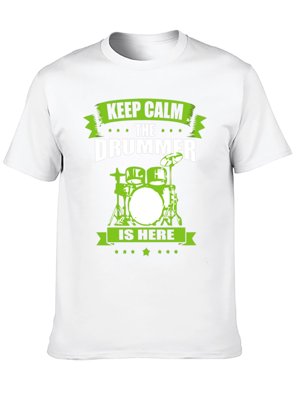 Keep Calm Drummer T-Shirt - Black
