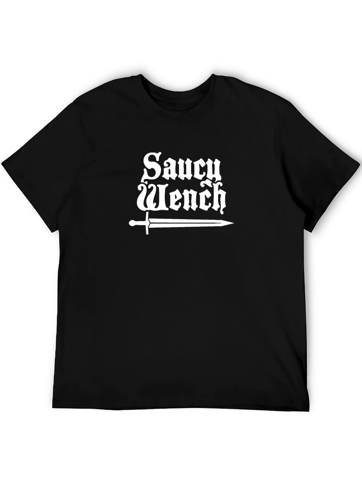 Saucy Wench Graphic Tee - Sword Design