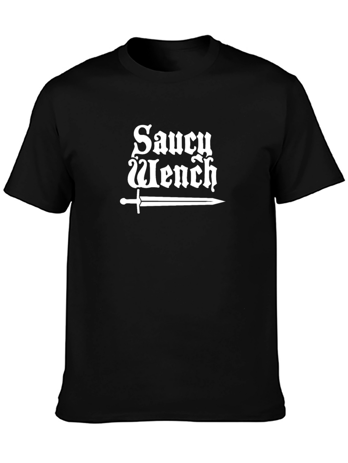 Saucy Wench Graphic Tee - Sword Design