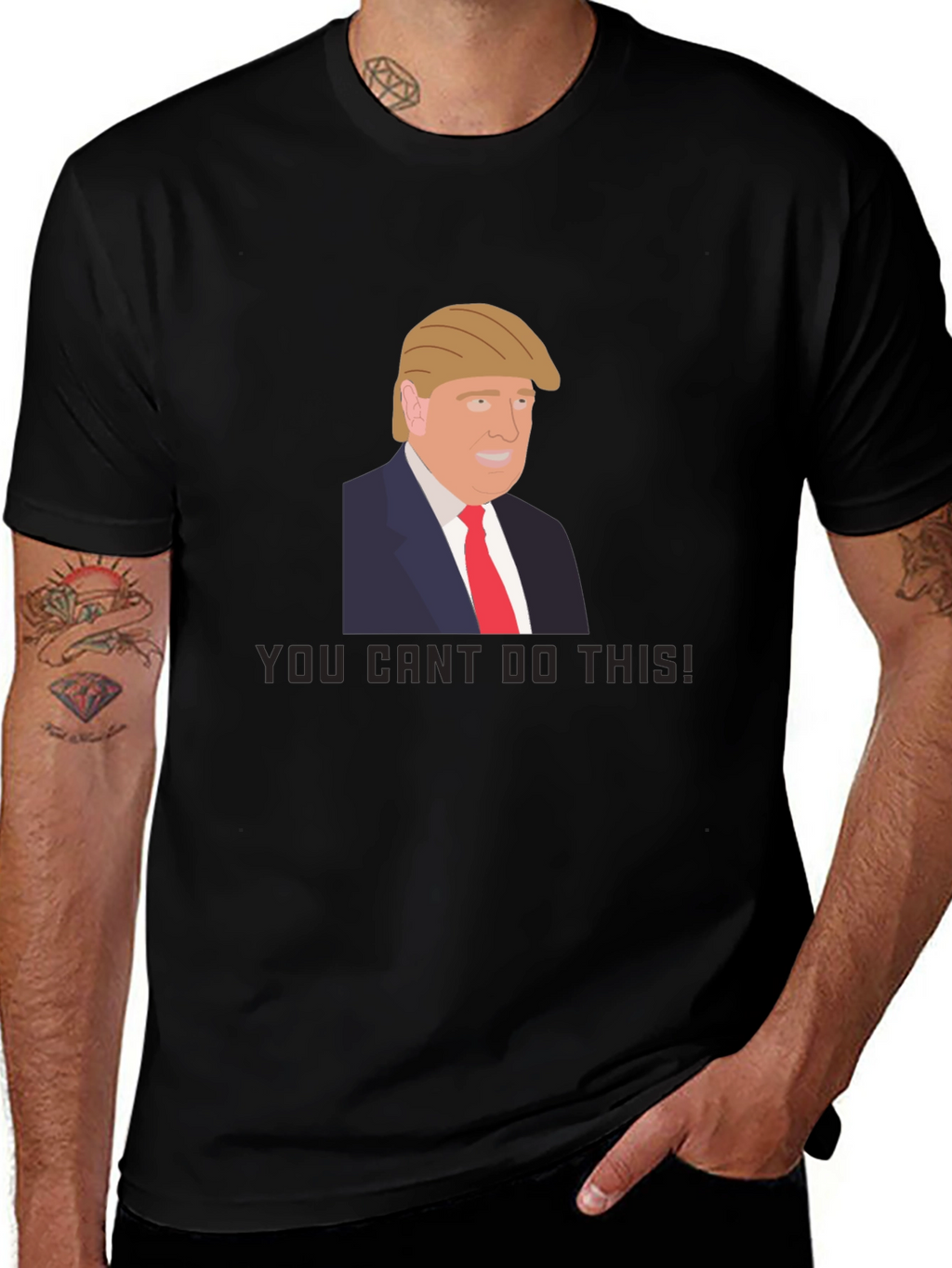 Trump Graphic Tee - You Cant Do This!