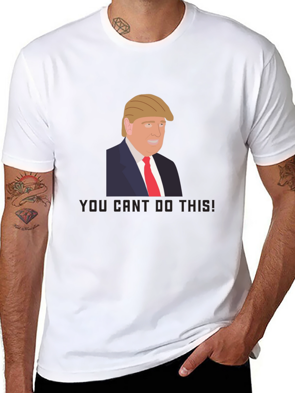 Trump Graphic Tee - You Cant Do This!
