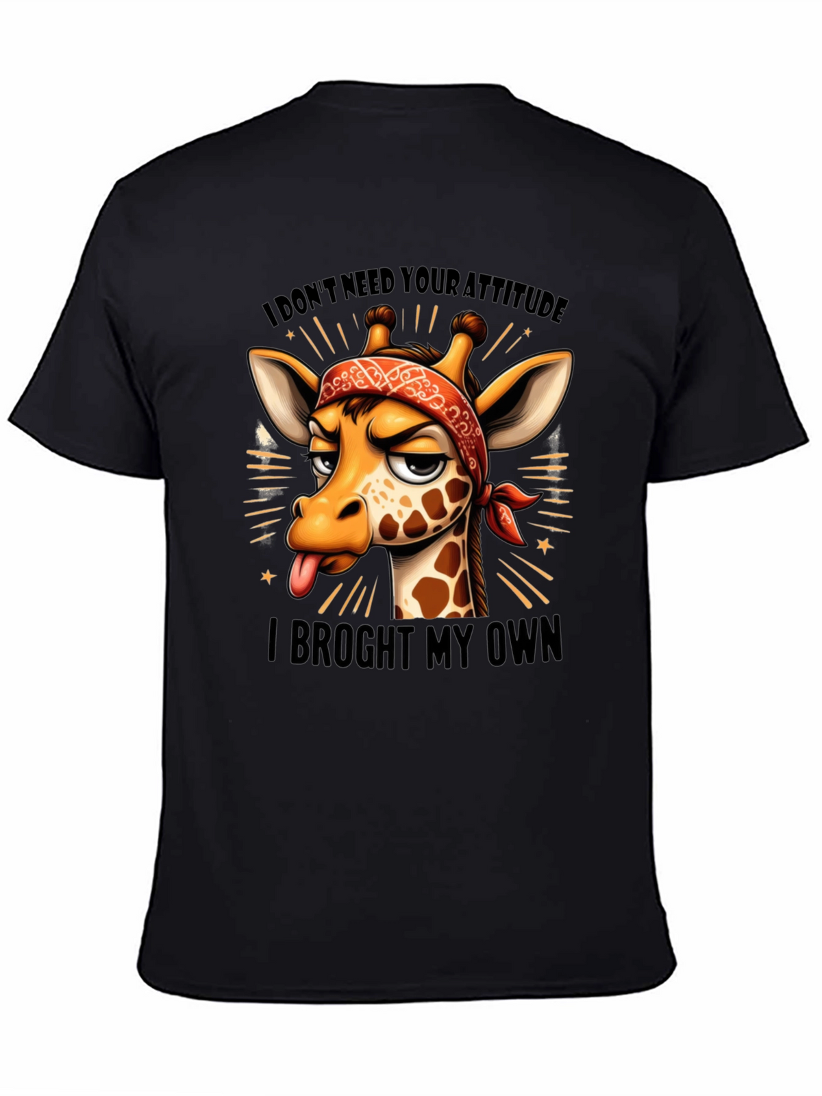 Funny Giraffe Attitude T-Shirt