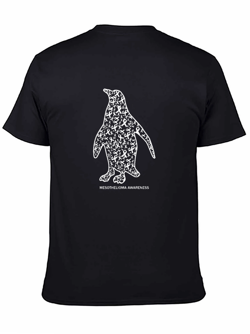 Mesothelioma Awareness Penguin T-Shirt
