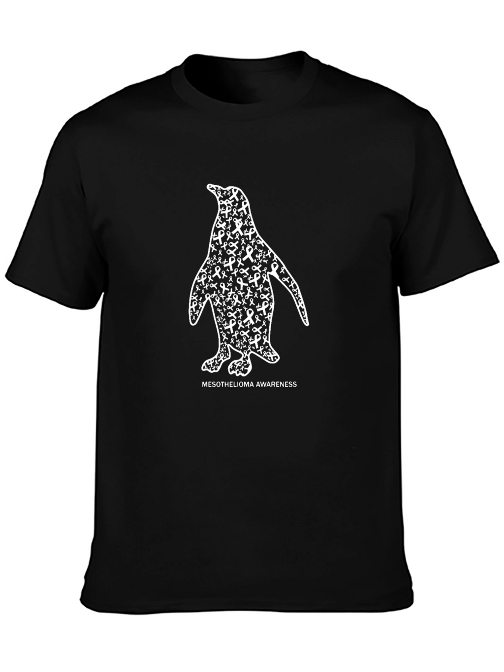 Mesothelioma Awareness Penguin T-Shirt