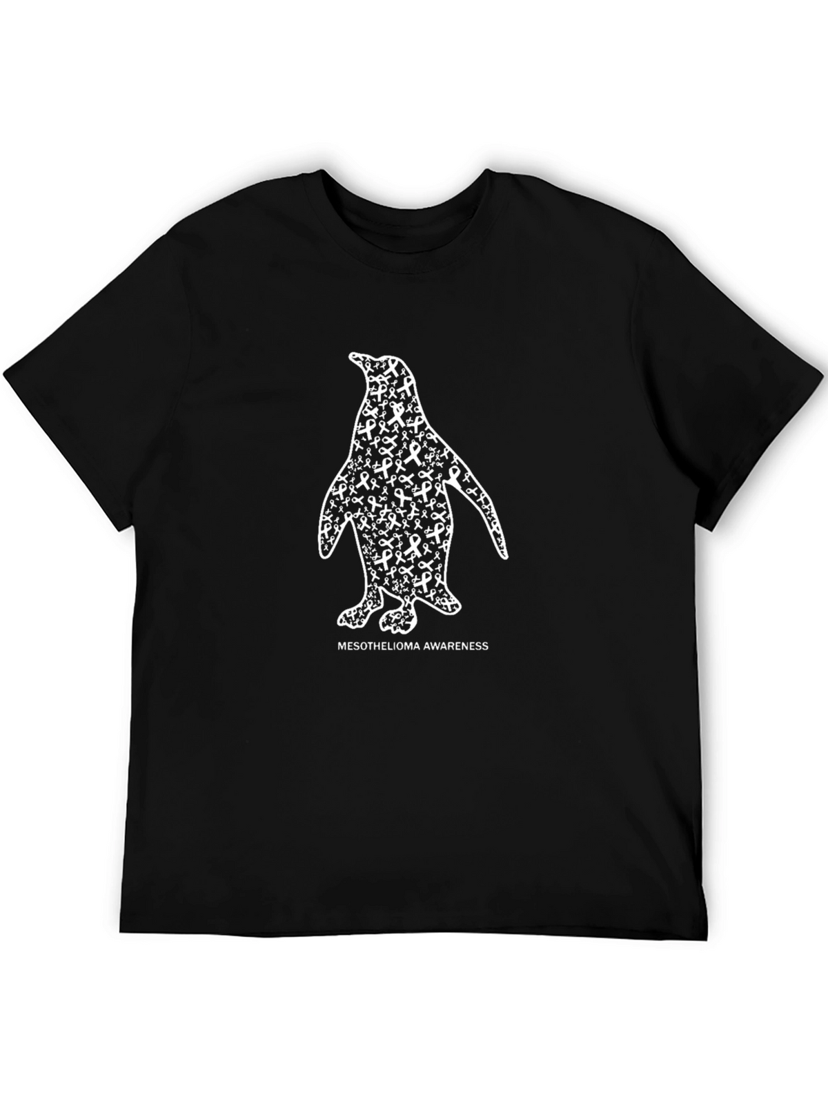 Mesothelioma Awareness Penguin T-Shirt