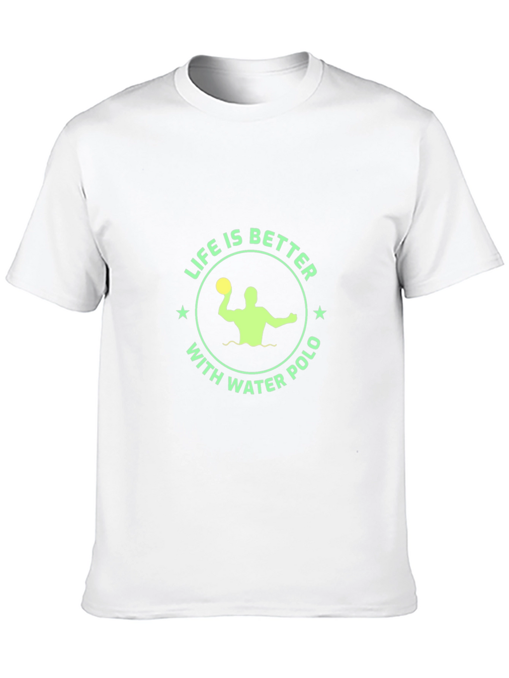 Life is Better with Water Polo T-Shirt - Black